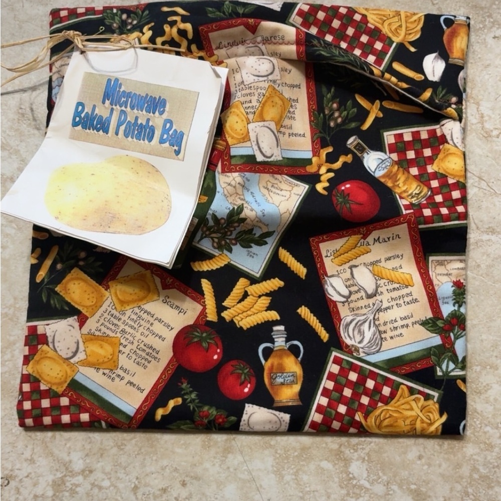 Colorful Microwave Baked Potato Bag